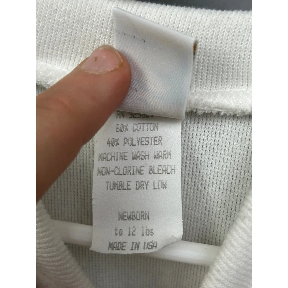 FSU Little King Sleep Sack Kids Newborn White Florida State Special Delivery VTG